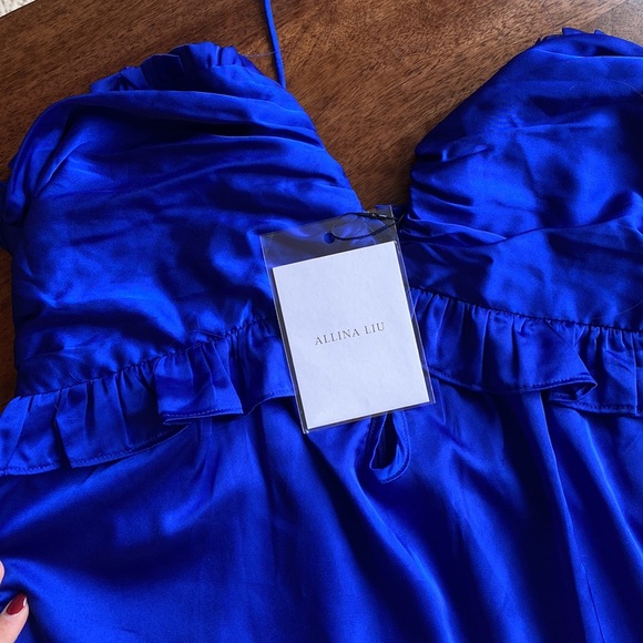 Satin Midi Dress - Picture 4 of 8